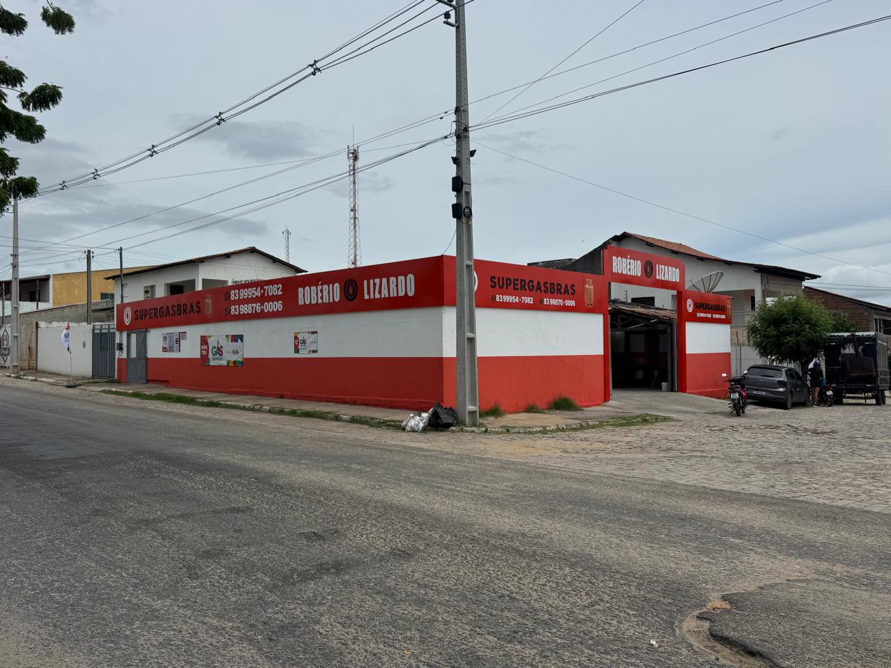 Fachada da Lizardo Gás e Água