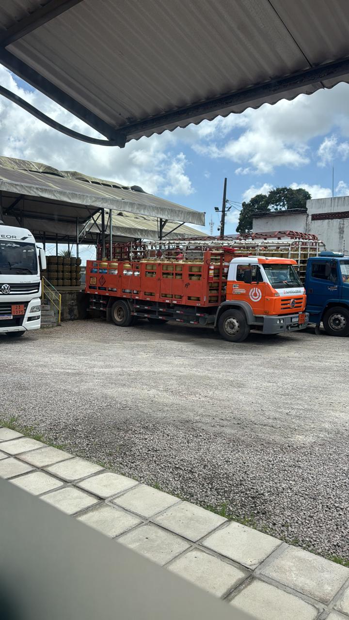 Caminhão de entrega de GLP